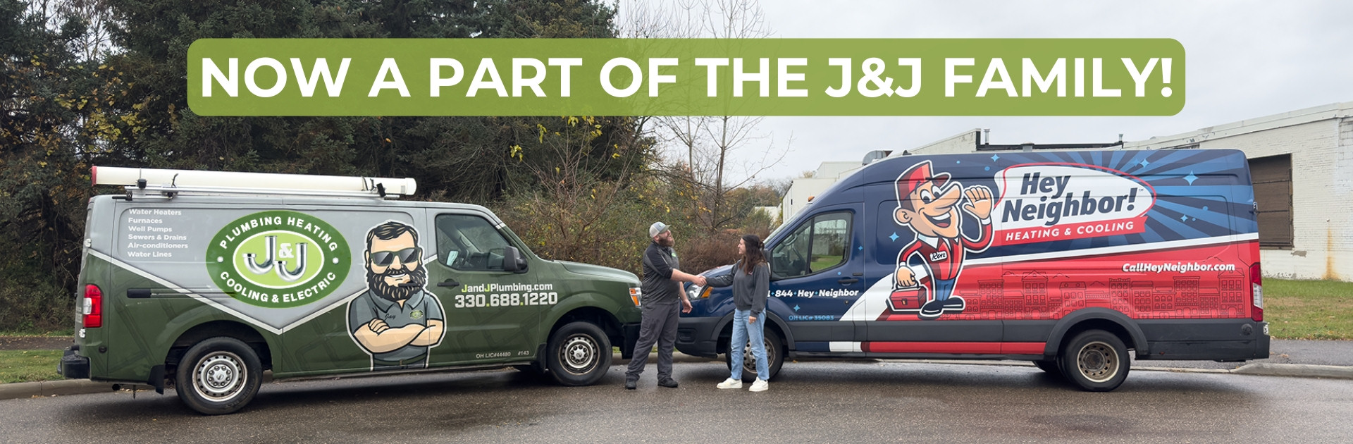 Hey Neighbor Heating & Cooling joins the J&J family! Hey Neighbor Heating & Cooling joins the J&J family!
