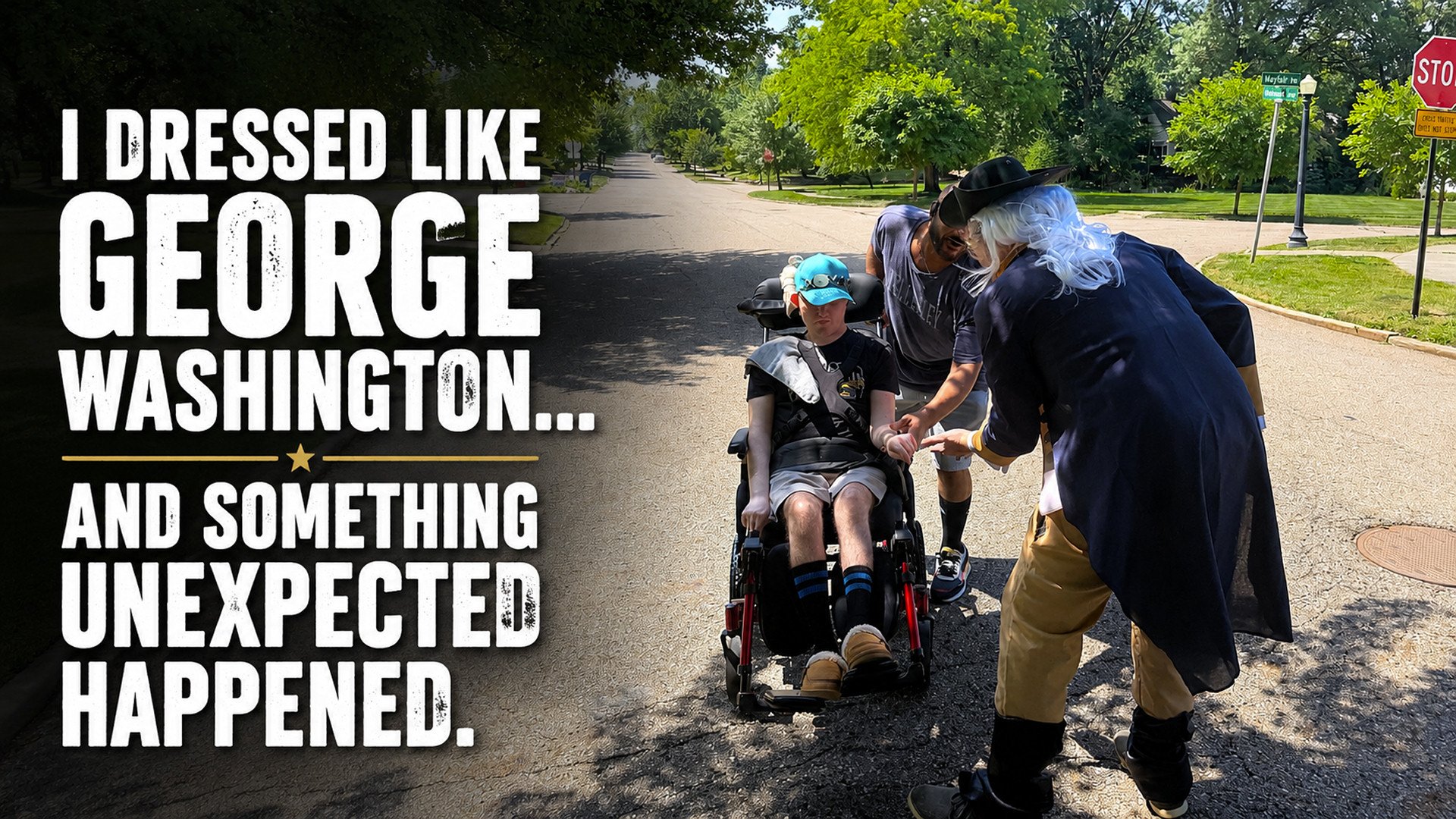 I Dressed Like George Washington... and Something Unexpected Happened.