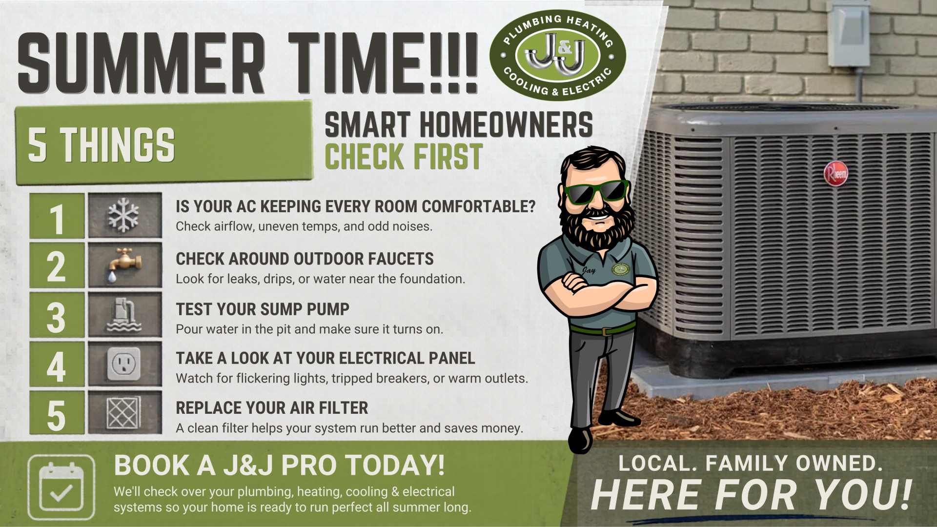 Summer Time!!! 5 Things Smart Homeowners Check First